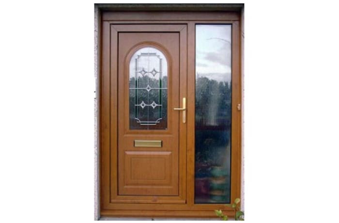  Modern plain 100% Solid Wood Door - 60428631962 D image