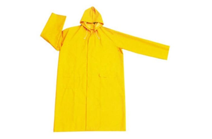 P.V.C/Polyester Yellow Raincoat image