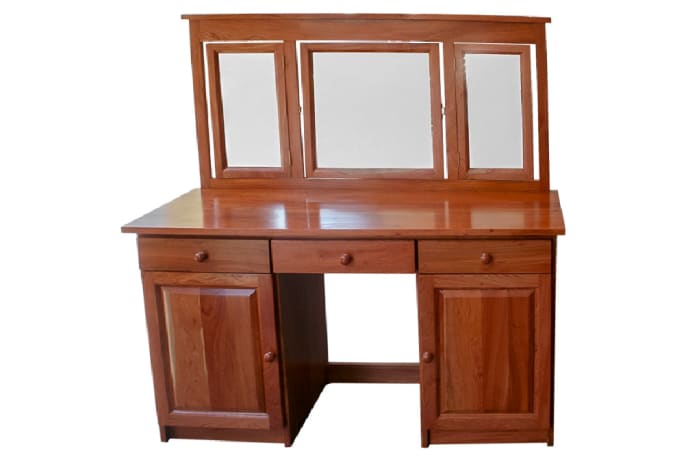 Real Women's dressing table, solid teak image