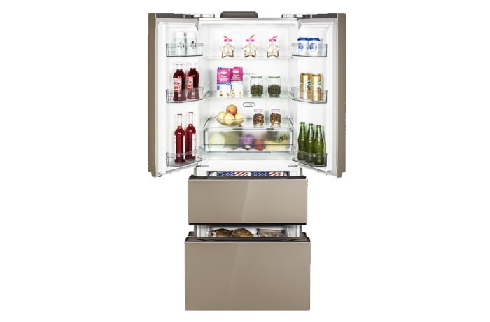 Refrigerators - Midea Multi-door Refrigerator Air-cooled Frost-free - BCD-411WTPM(E) image