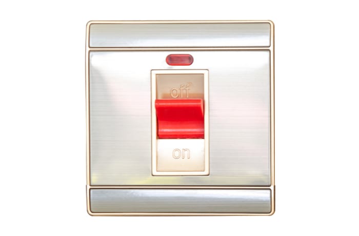 Ex Series - Silver Stove Switch with Indicator image