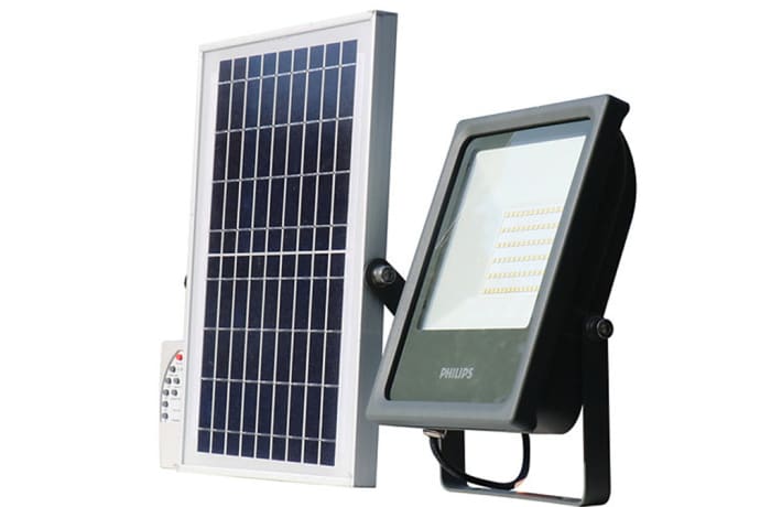 Smartbright  Solar Panel Flood L.E.D Light Kit image