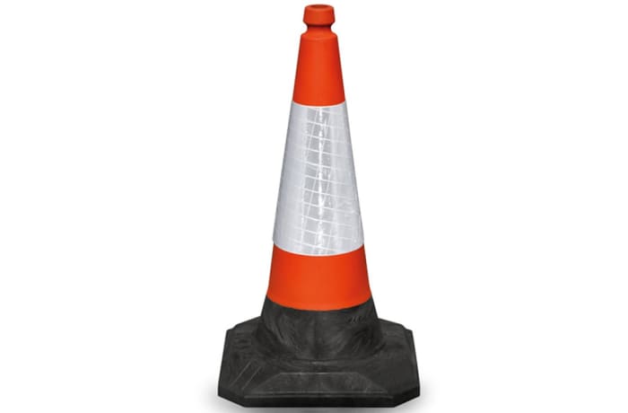 Warning Devices - Orange Road Cone with white reflective sleeve image