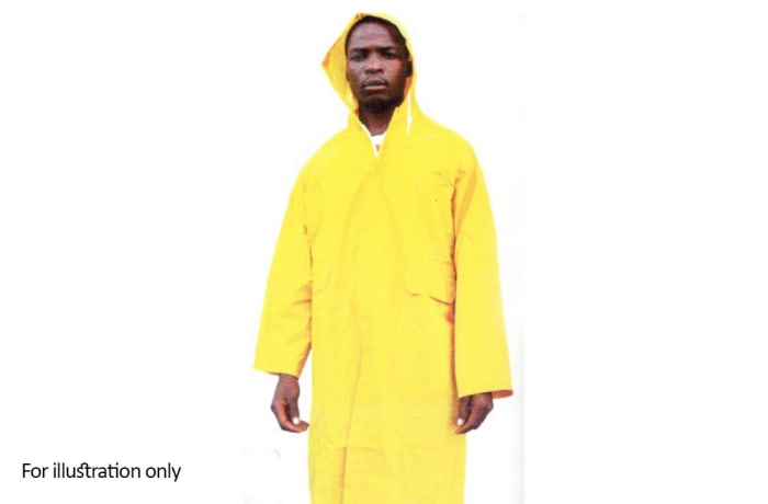  Water Proof Clothing - PVC Raincoat yellow image