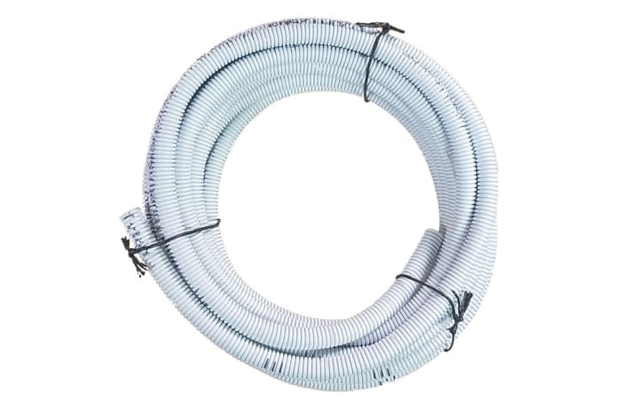 Convoluted Tubing  Low Impact 20mm White 10m V20ht2610_a image