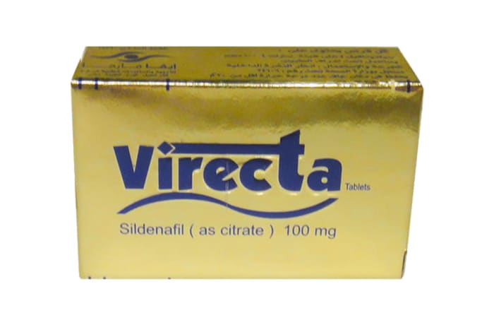 Virecta  Sildenafil Citrate 100mg Erectile Dysfunction Treatment  Tablets image