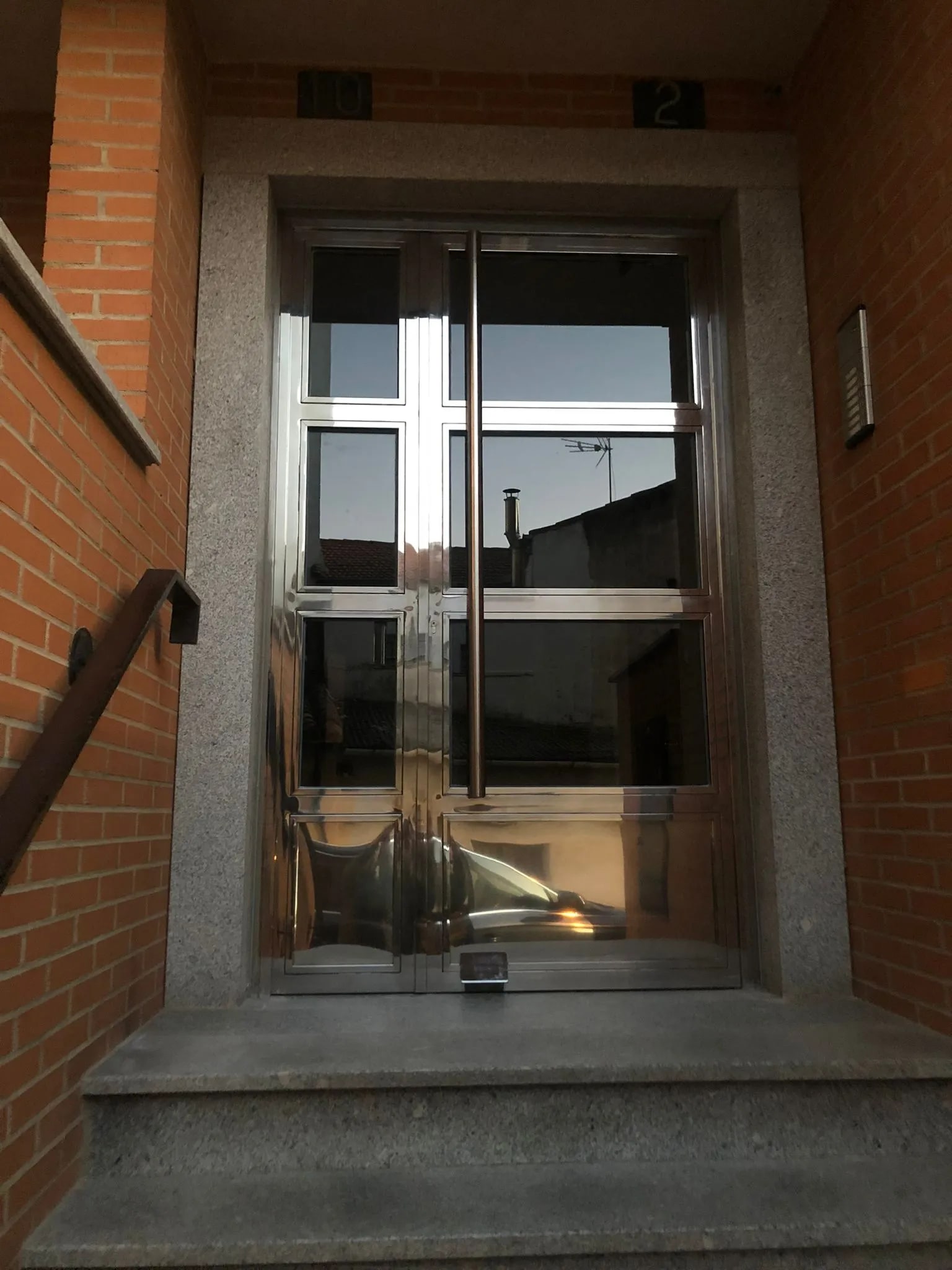 Portal con Vidrio de Seguridad