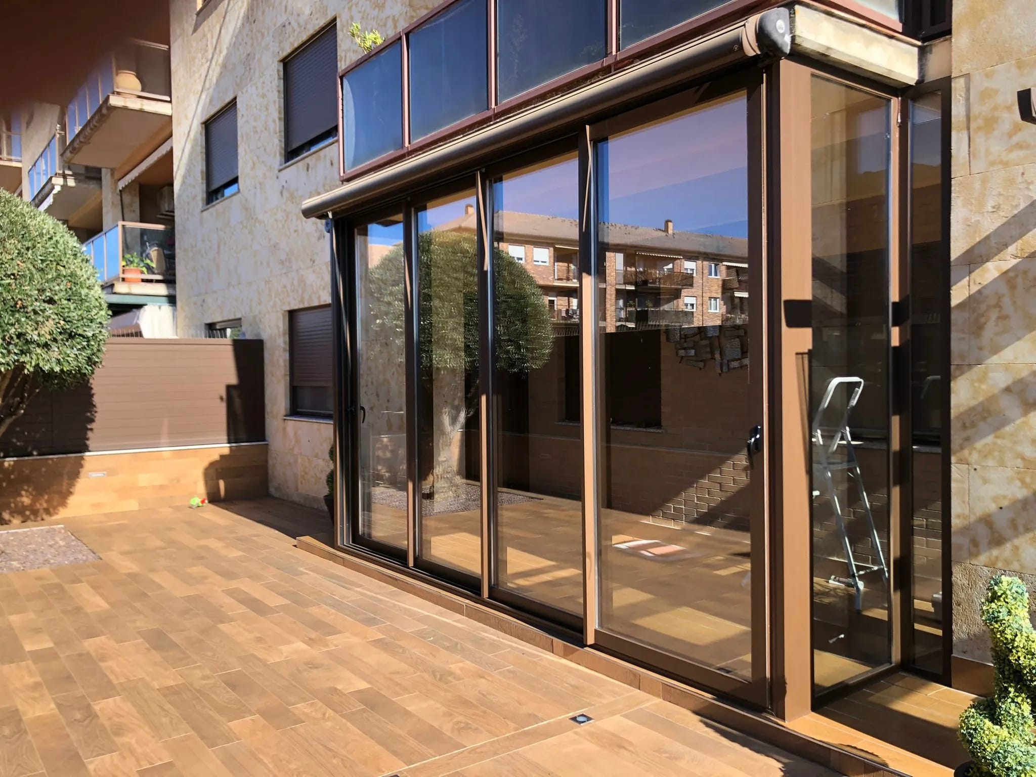 Cerramiento de Cristal Plegable
