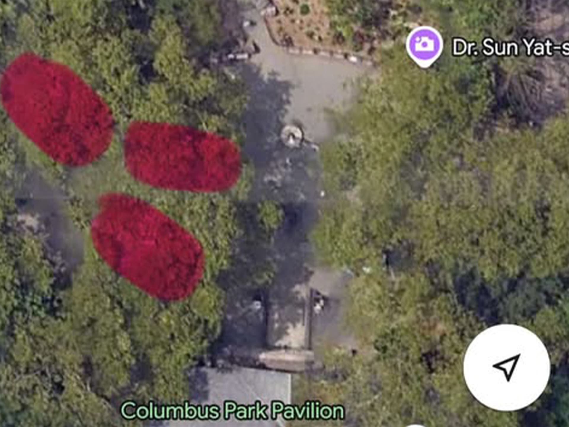 Columbus Park Pavilion map view