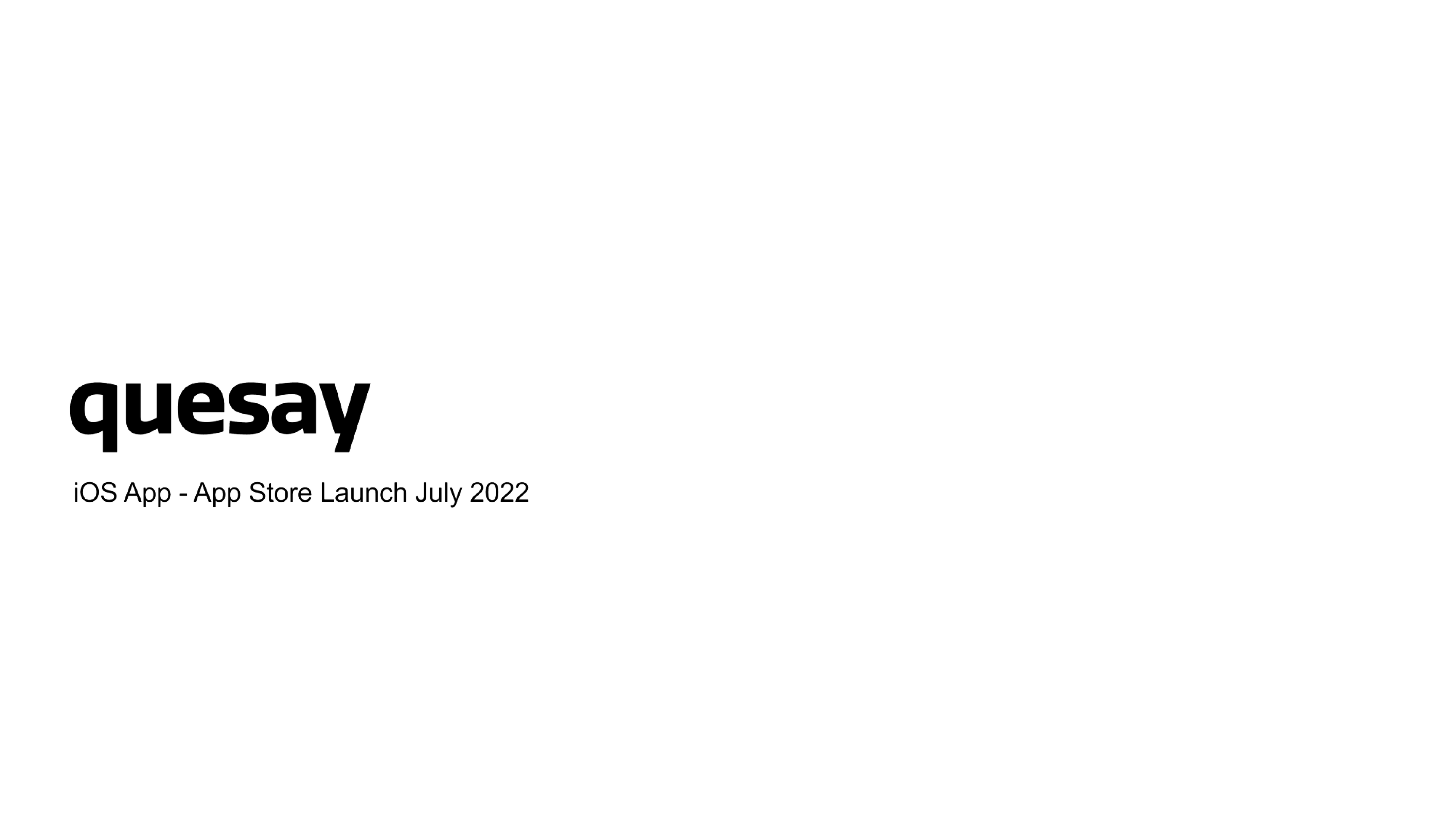 Quesay iOS app hero artwork