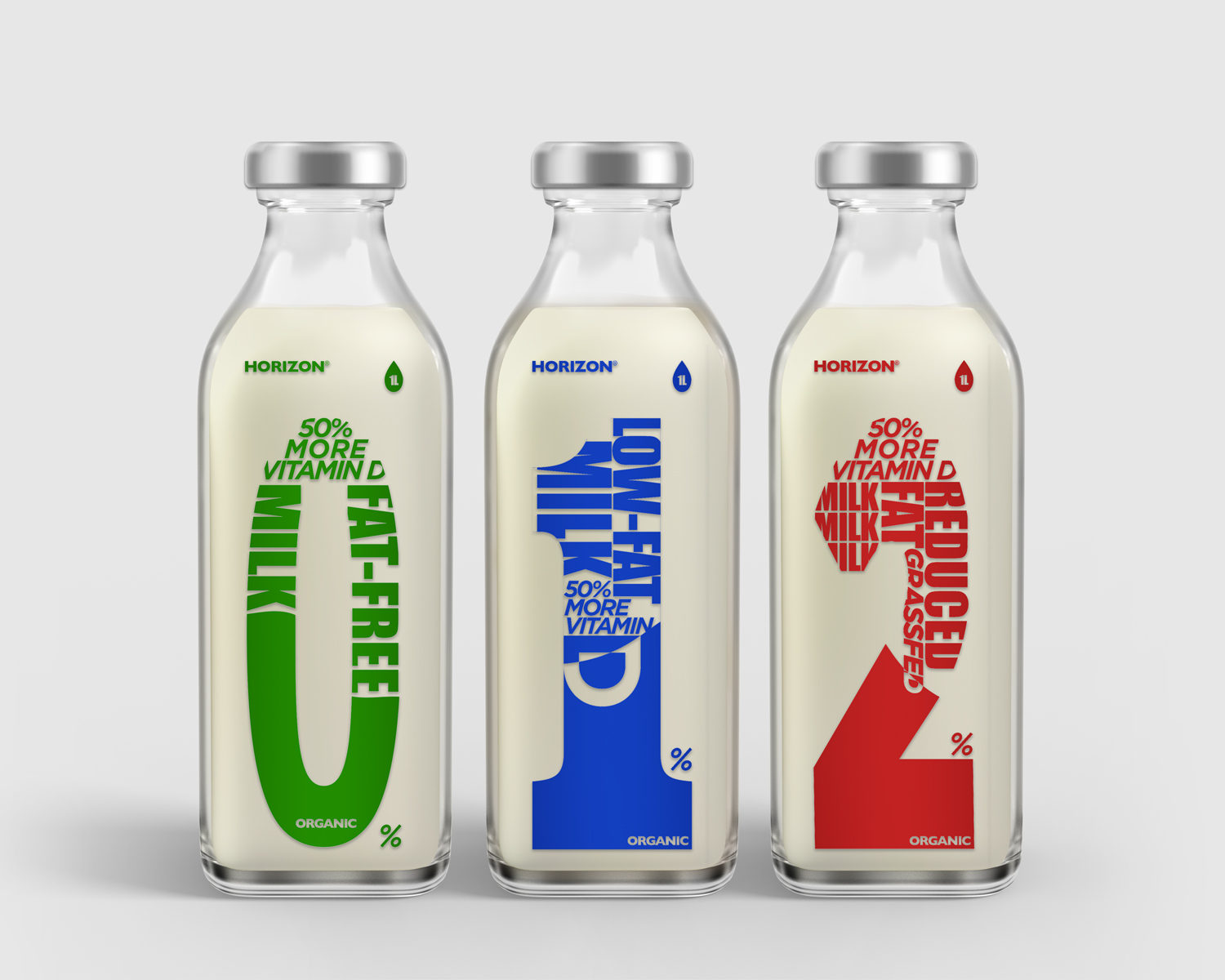 Horizon bottle packaging
