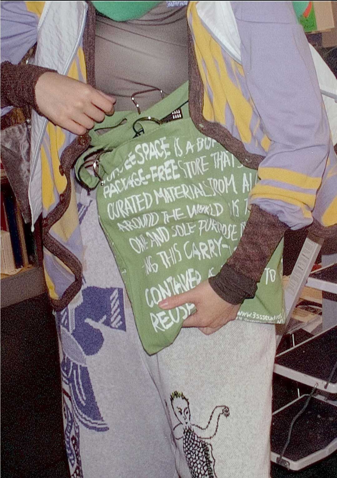Package-Free cilantro tote, view 2