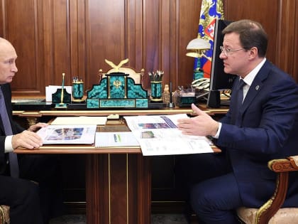 Владимир Путин и Дмитрий Азаров обсудили развитие системы здравоохранения в Самарской области