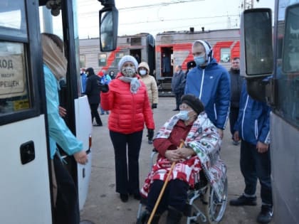 Четвертый спецпоезд привез в Самарскую область вынужденных переселенцев