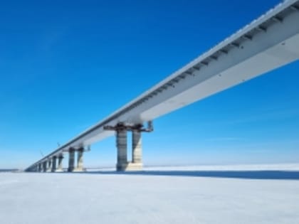 Мост соединил берега Волги в районе села Климовка