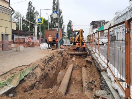Метрострой: в Самаре рядом с площадью Куйбышева идет переукладка газовых магистралей