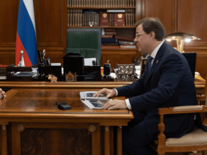 Губернатор Самарской области Дмитрий Азаров встретился со спикером Совета Федерации Валентиной Матвиенко