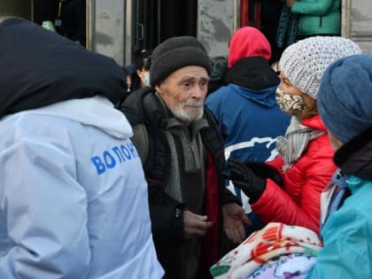 В Самарской области встретили третий поезд с вынужденными переселенцами