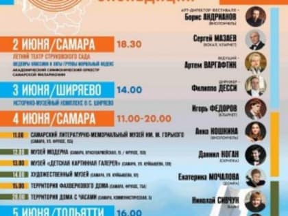 В Самаре пройдет IX фестиваль «Музыкальная экспедиция»