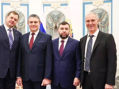 Владимир Путин наградил лидеров новых регионов России за защиту населения от украинской агрессии