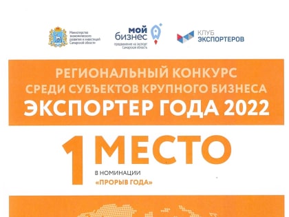 Подведены итоги регионального конкурса "Экспортер года - 2022"