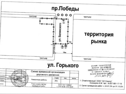 Внимание! Сужение дороги