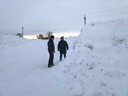 Прокуратура помогла вызволить из снежного плена поселок в Самарской области
