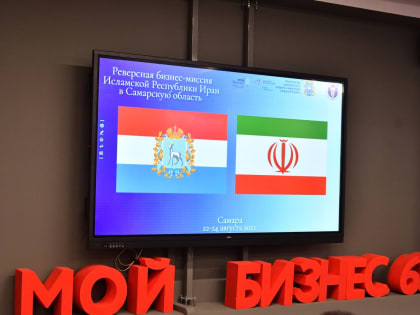 Самарская область развивает торгово-экономические отношения с Ираном
