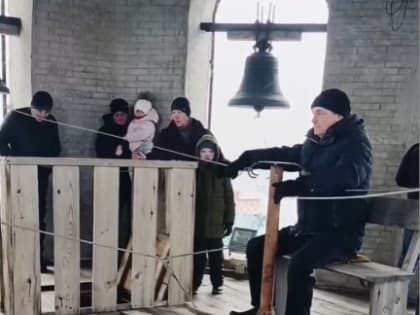 На Спасской башне Сызранского кремля отгремел рождественский колокольный концерт - видео