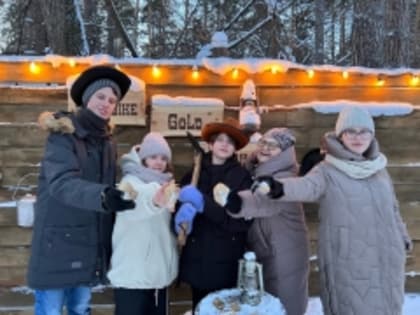 Мечты сбываются: многодетная семья из Тольятти побывала в деревне ездовых собак 