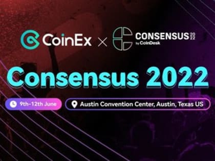 Криптобиржа CoinEx выступила в роли спонсора конференции Consensus 2022