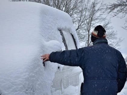 Сугробы в Самарской области достигли полуметровой высоты