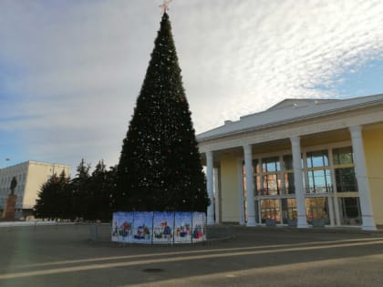 Для охраны новогодней елки в Сызрани пришлось пойти на крайние меры