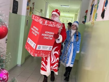 Более 11 тысяч подарков из «Коробок Новогоднего Счастья» доставлены адресатам в Самарской области и в ДНР