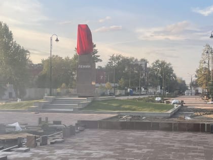 Работы по благоустройству парка Центрального района до сих пор не завершены