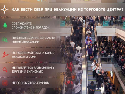 Прaвила безопасного поведения в торговом центре