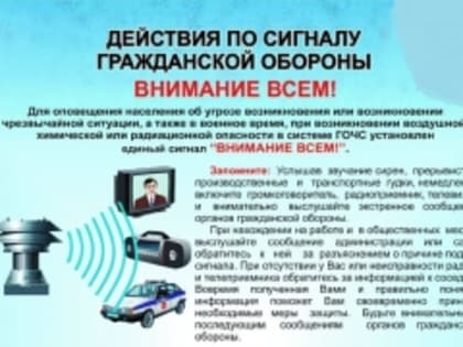 Проверка городских систем оповещения
