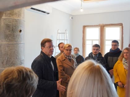 Дмитрий Азаров рассказал, как проходит восстановление объекта культурного наследия в центре Самары
