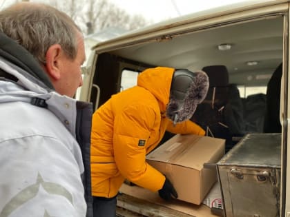 Около полутонны гуманитарной помощи отправлено в Рощинский сегодня с помощью "Обыкновенного чуда"