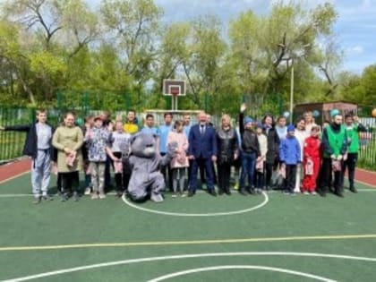 В Самаре открыта универсальная спортивная площадка на территории школы-интерната № 115