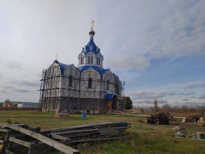 В селе Абашеве Хворостянского района восстанавливается старинная церковь