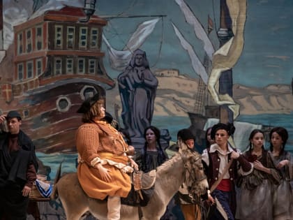 Осел из Самарского зоопарка стал артистом театра оперы и балета