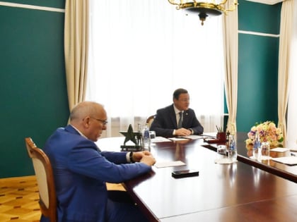 Дмитрий Азаров обсудил с депутатом ГД реализацию проекта «Оздоровление Волги» в Самарской области