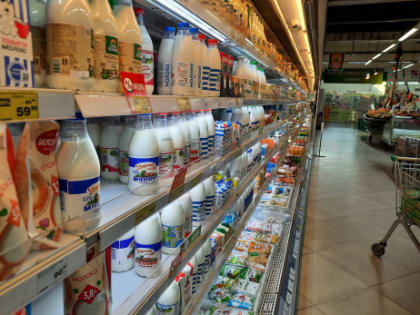 Цены на молочные продукты продолжают расти в России