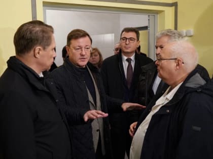 Дмитрий Азаров и Михаил Мурашко оценили подготовку нового корпуса Самарской областной детской инфекционной больницы