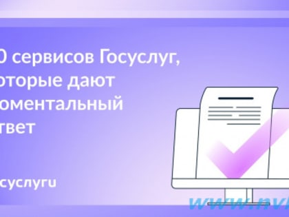 Запрашивайте на Госуслугах нужные сведения и получайте ответ сразу