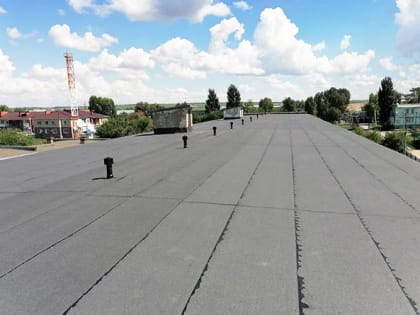 Ремонт кровли школы