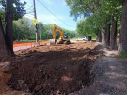 АО "ПО КХ г.о. Тольятти" выполняет перекладку проблемного участка ливневой канализации в Центральном районе