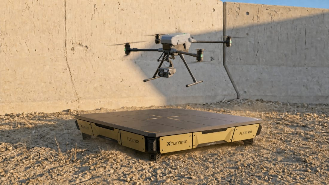 XPAD Flex autonomous adaptive universal drone landing pad module matrix