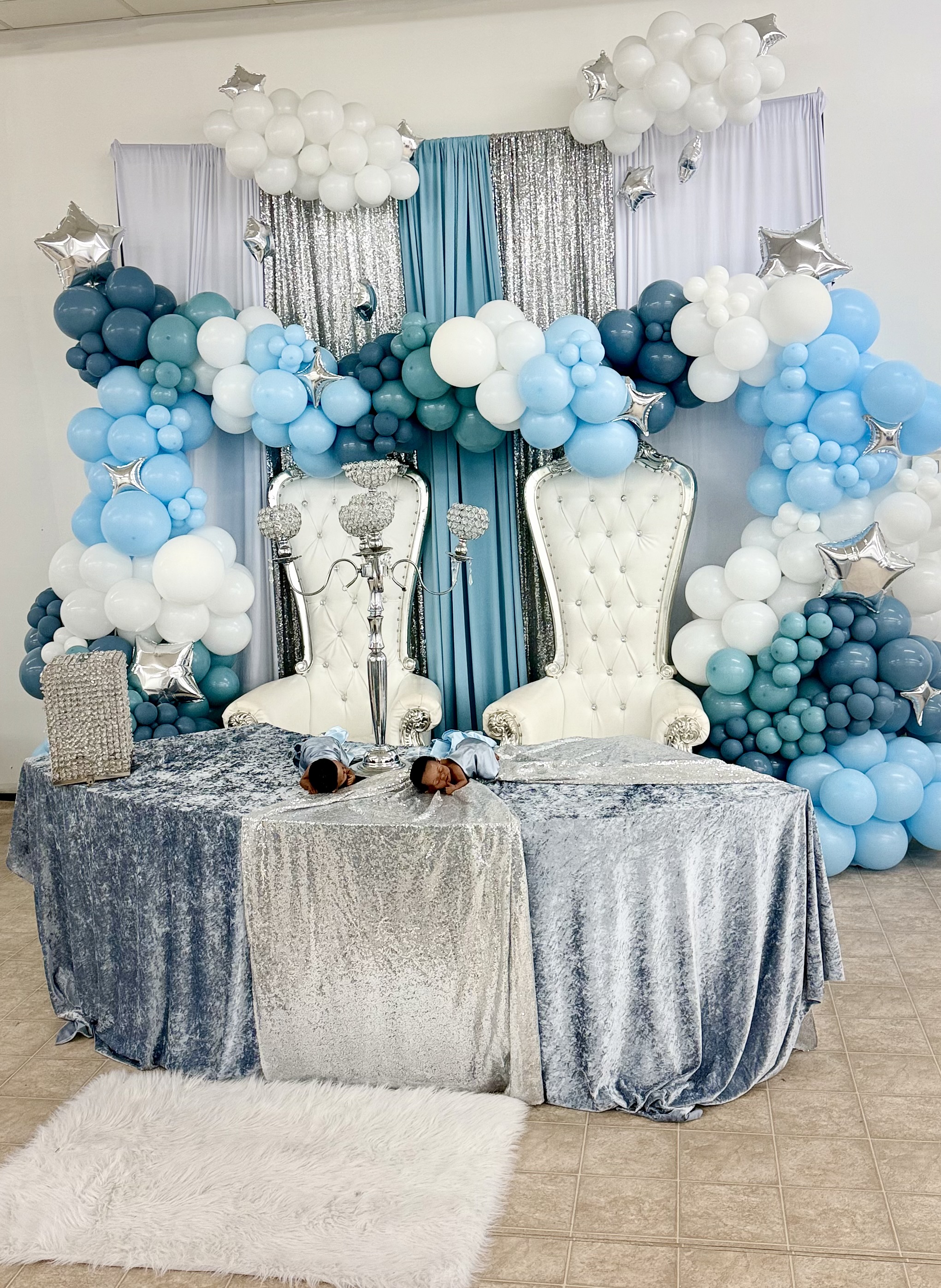 Moon themed baby shower